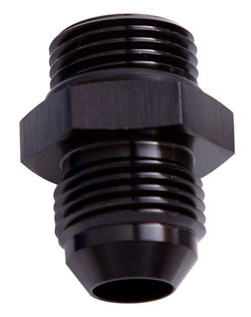 Aeroflow ORB to AN Straight Male Flare Adapter (AF920-16-10BLK) AF920-16-10BLK