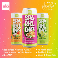 ALO Sparkling 3-Flavor Variety Pack, 12 pack of 330ml cans - 4 of each flavor