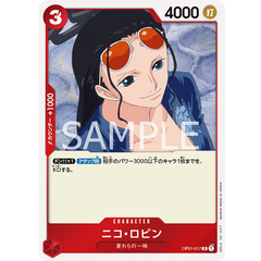 ONE PIECE CARD GAME OP01-017 R NICO ROBIN "JAPANESE DAWN ROMANCE"