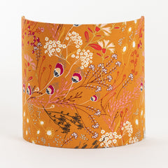 Applique murale demi lune tissu Symphonie ocre