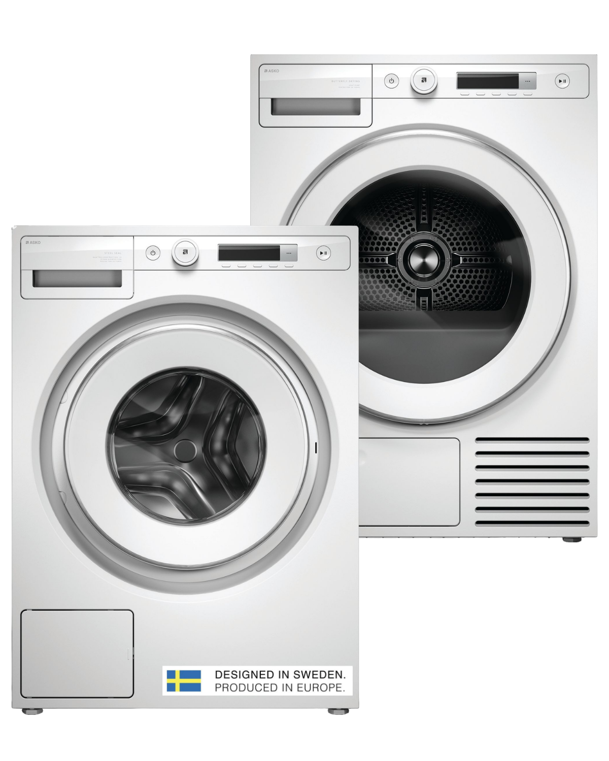 ASKO CLASSIC Waschset W1094CW & T108HCW