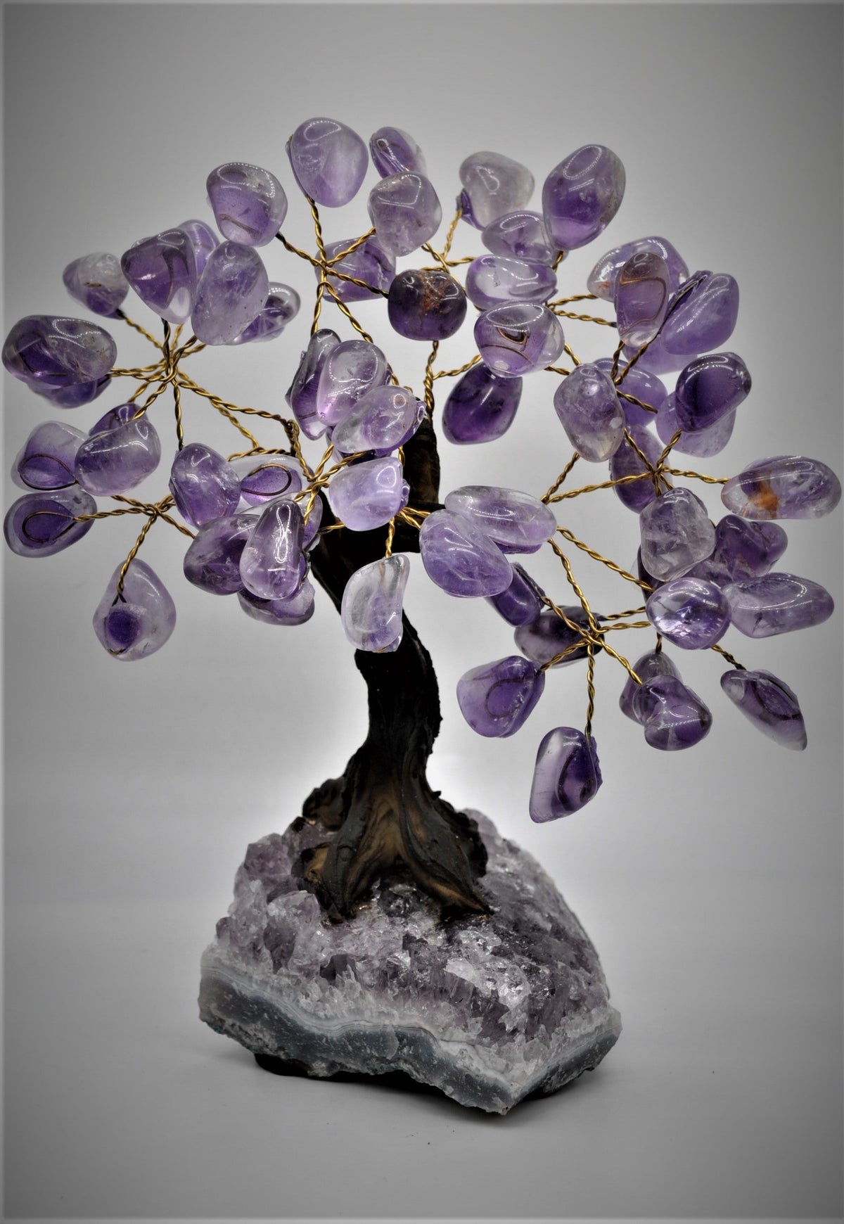Amethyst Bonsai Tree 7"