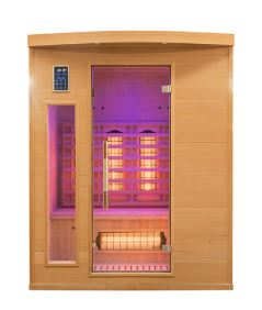 France Sauna Apollon Quartz Infrarød Sauna 3 personer