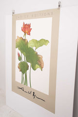 Arnold Iger 1981 "Lotus" Print