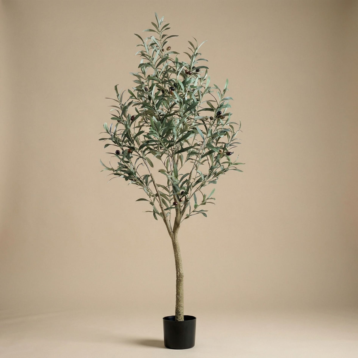 Künstlicher Olivenbaum im Topf - Kunstpflanze - 140 cm