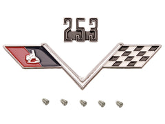 Holden HT HG Emblem / Badge - 253 - +Flags +Clips V8 Monaro GTS Sedan Coupe - B1089