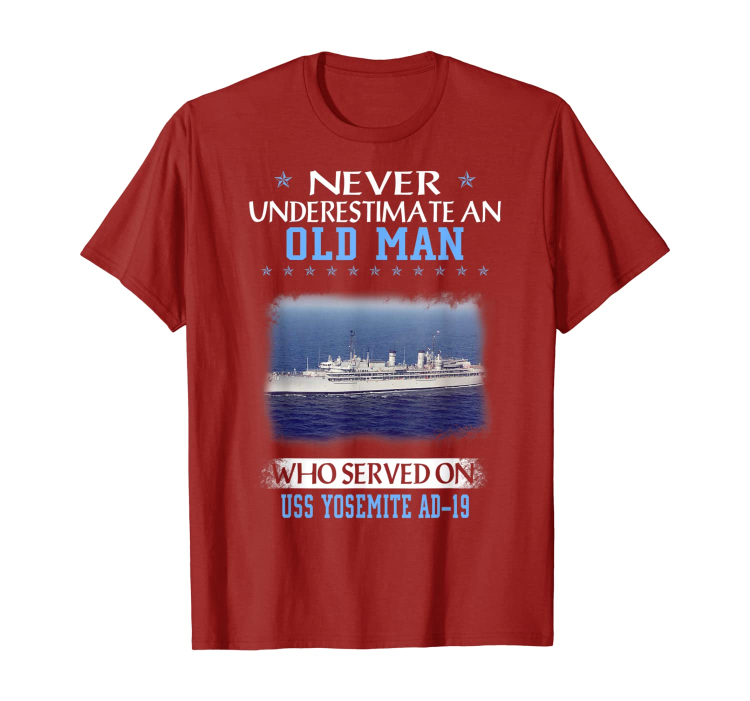 USS Yosemite AD-19 T-Shirt T-Shirt 894203