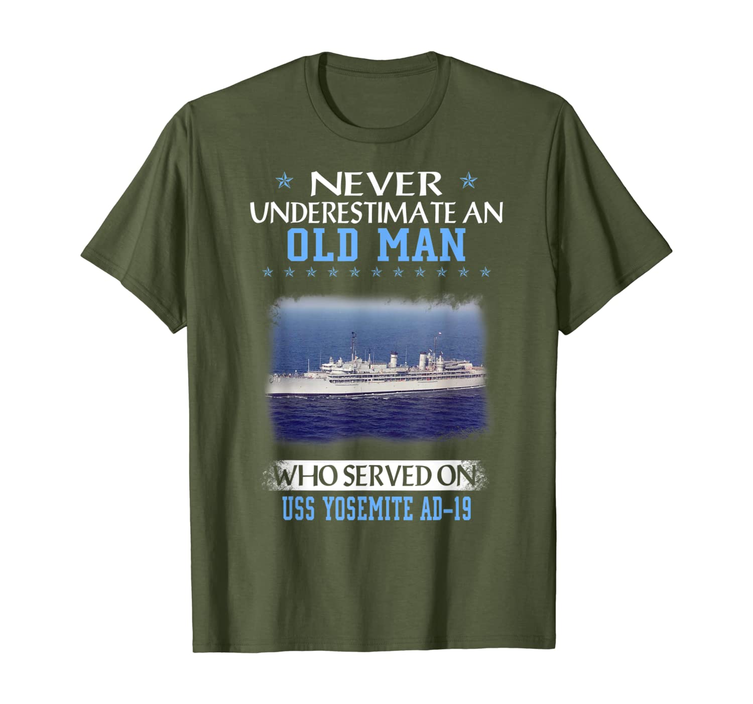 USS Yosemite AD-19 T-Shirt T-Shirt 894203
