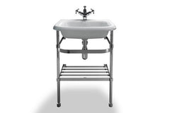 Burlington Stone Resin 550x470 Basin, No Tap Hole, Overflow
