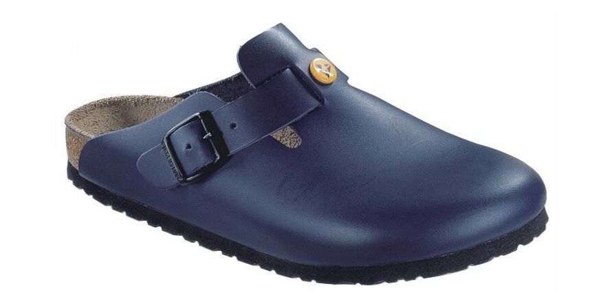 Birkenstock Boston Clog ESD Str. 39; Blå Smal