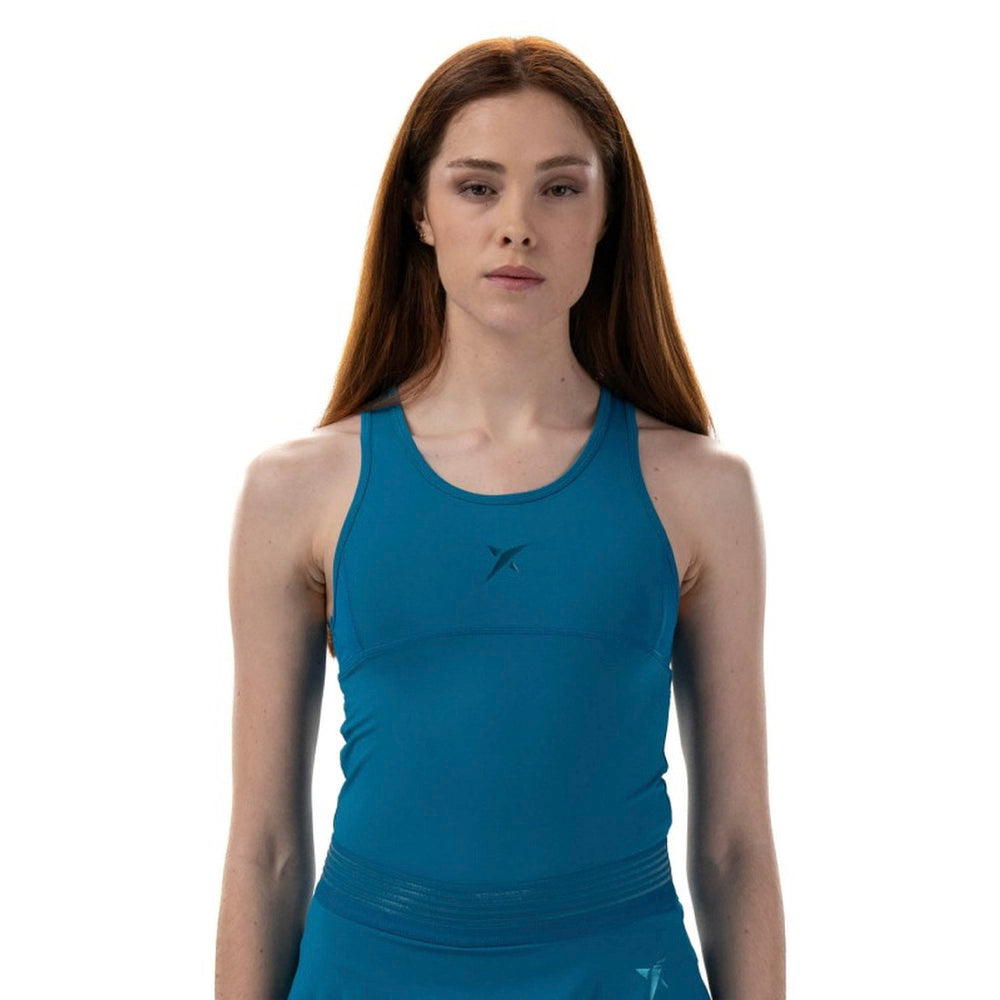 Camiseta de pádel Drop Shot Brisa #Color_Azul