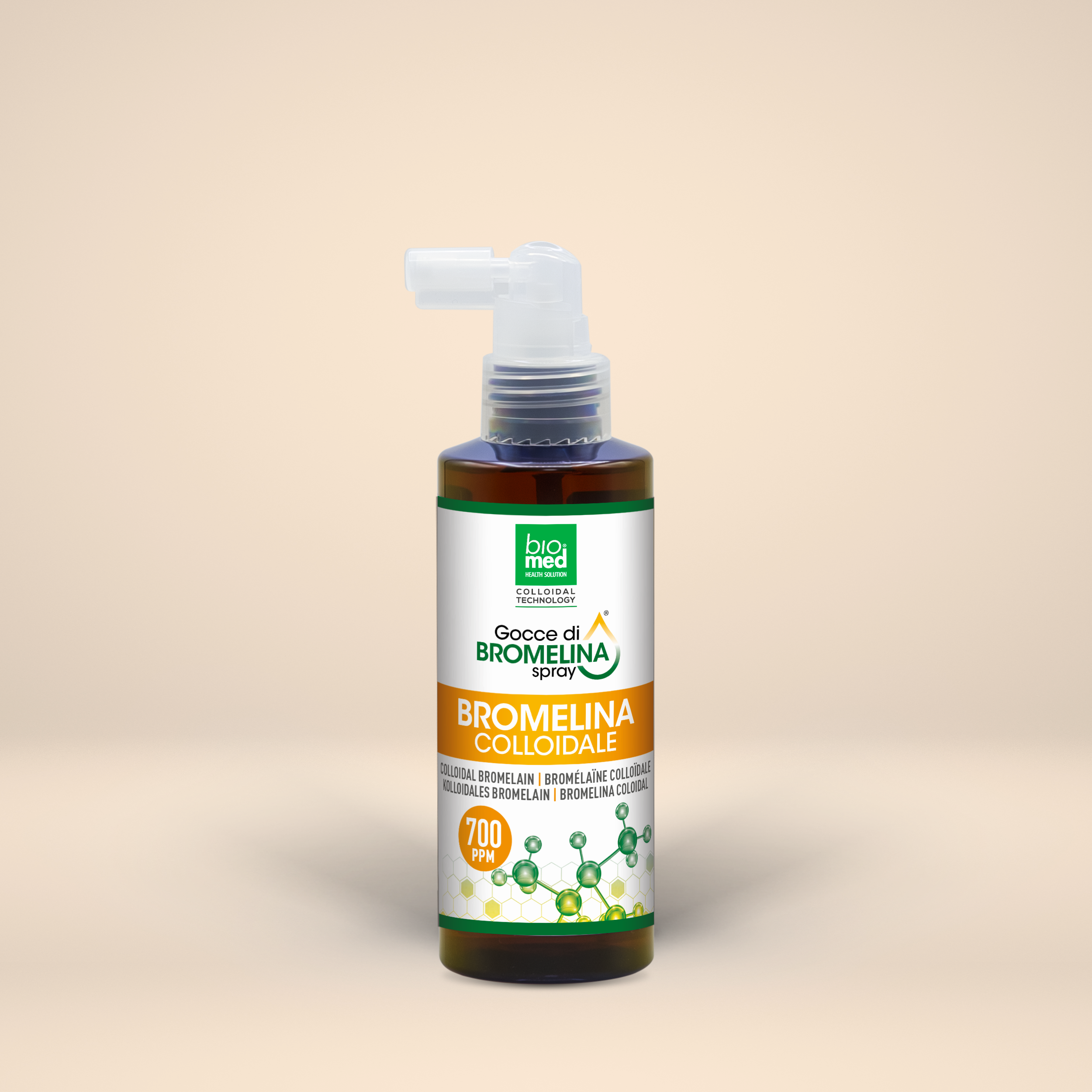 BROMELINA COLLOIDALE - Integratore Spray Sublinguale Attivo 700 ppm