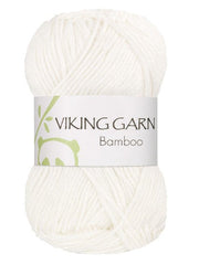 Bamboo 600 hvit, viking garn