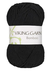 Bamboo 603 svart, viking garn