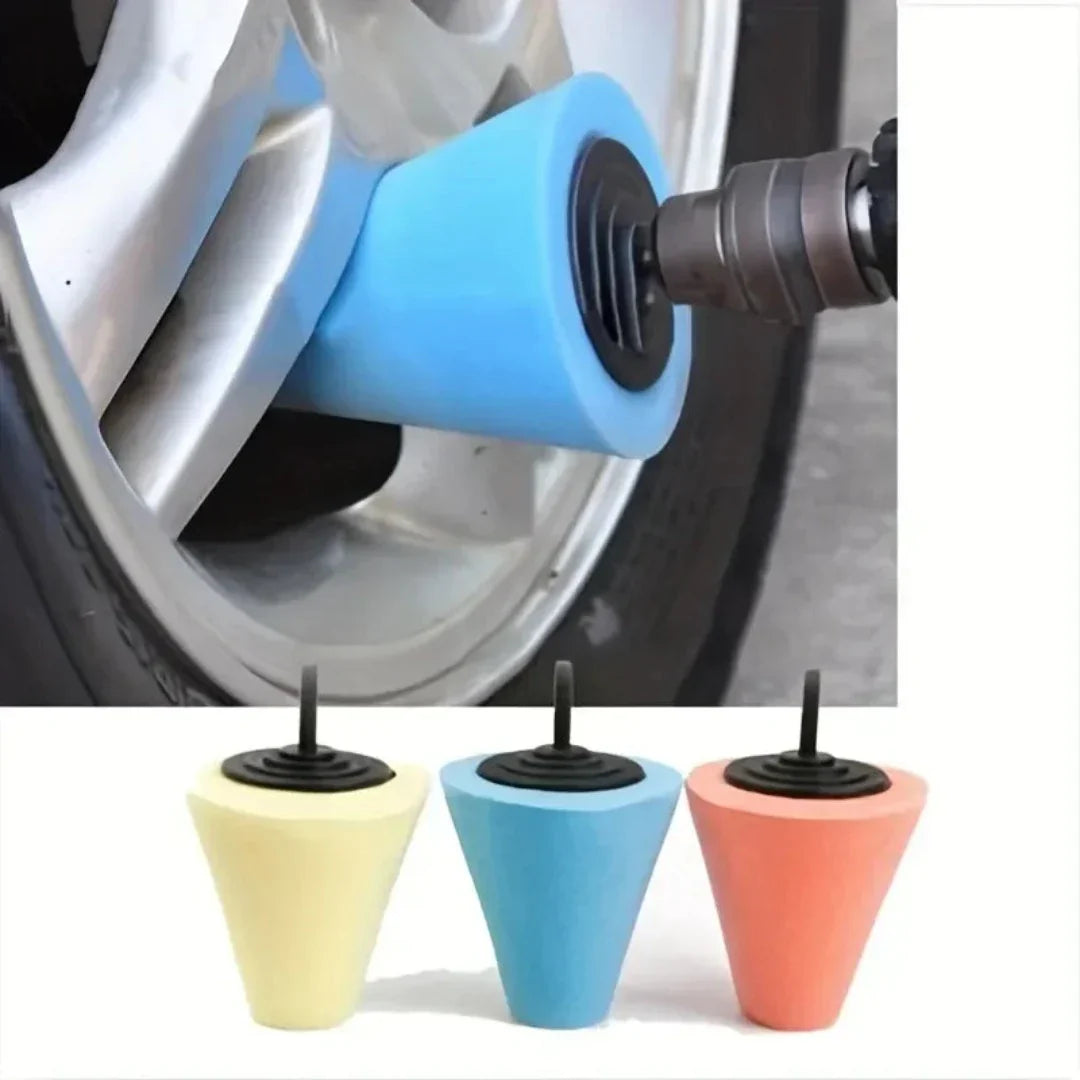 accessories : Band Polijst Sponsen - Voor Elektrische Boor in Volledige Set - 3 Stuks van Pantino