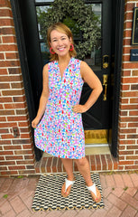 Beachtime by Lulu B Cocktail Hour Sleeveless Zip Up Dress