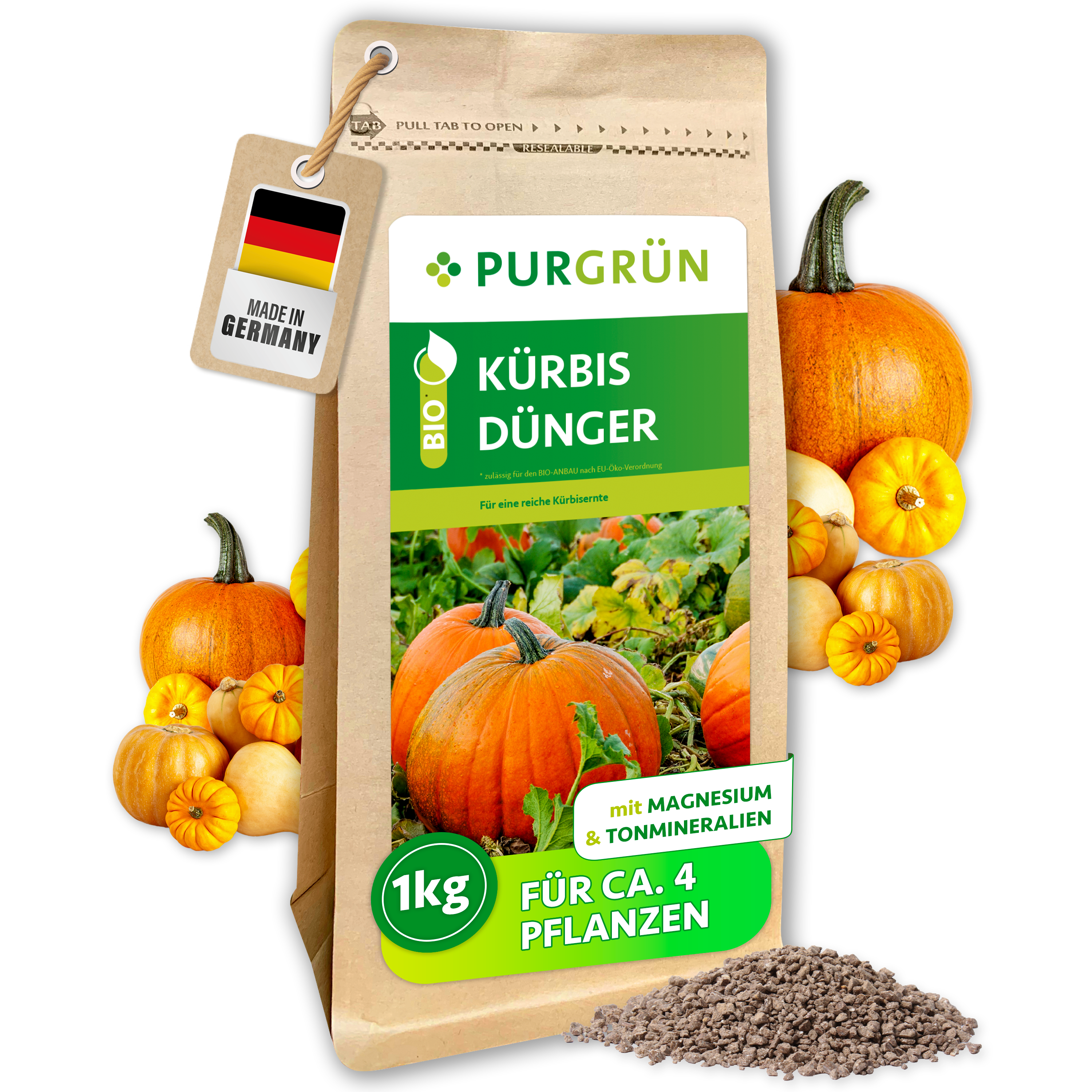 Bio-Kürbis-Dünger 1 kg