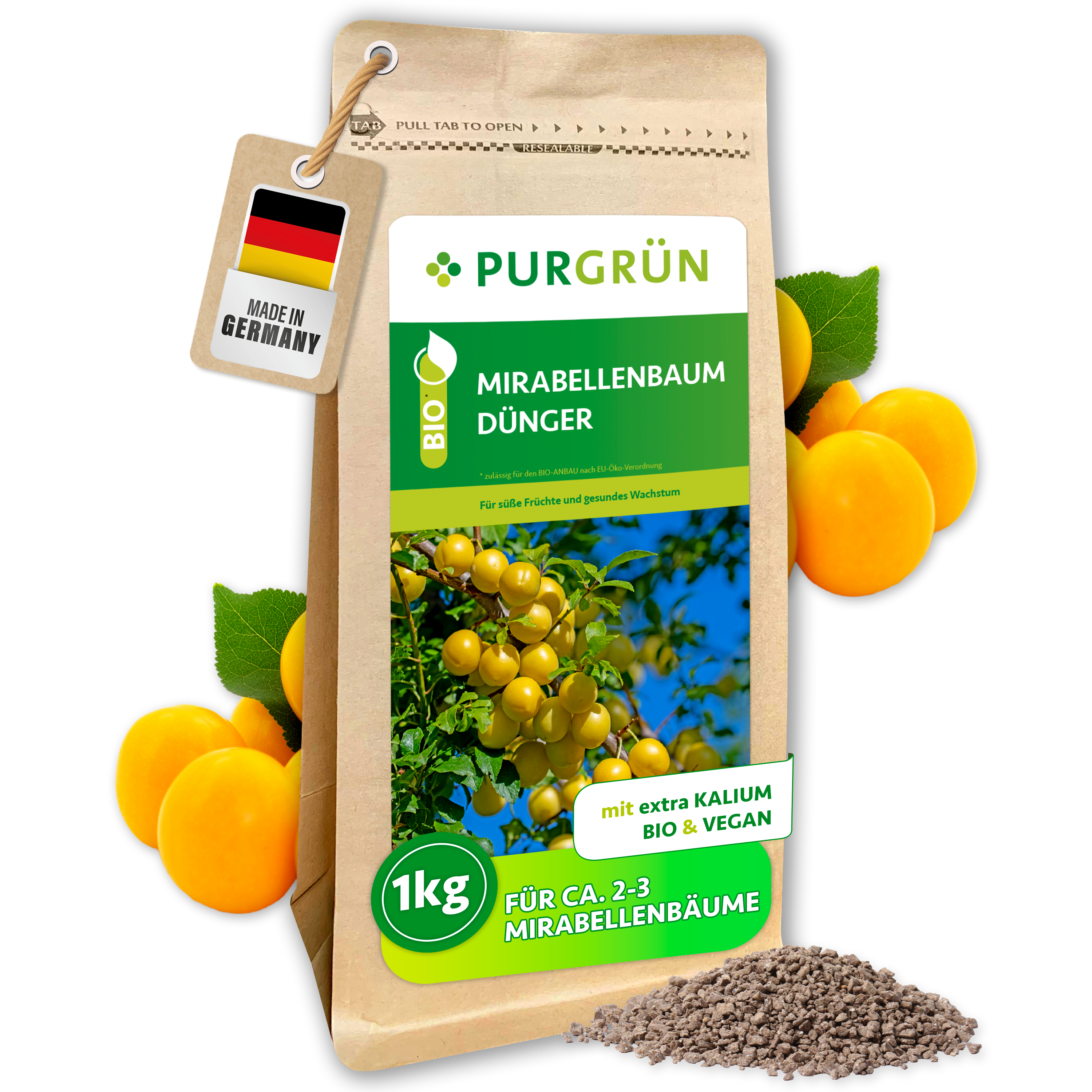 Bio-Mirabellenbaum-Dünger 1 kg