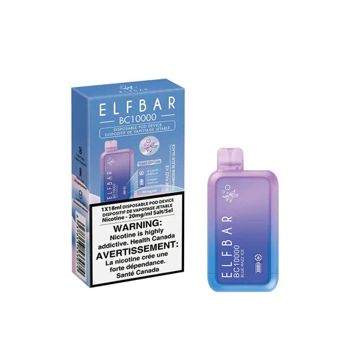 Elf Bar BC10000 Disposable Vape - Blue Razz Ice - 10000 Puffs