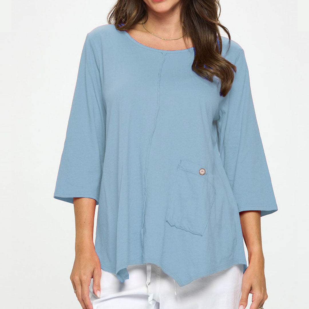 Bombshell Butter Cotton Tunic