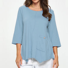 Bombshell Butter Cotton Tunic