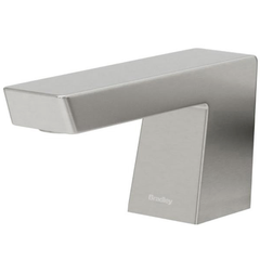 Bradley  - 6-3700-RLT-BS - Touchless Counter Mounted Sensor Soap Dispenser, Brushed Stainless, Zen Series