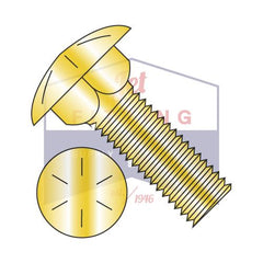 5/16-18X4 1/2 Carriage Bolt Steel Grade 8 Zinc Yellow Fully Threaded