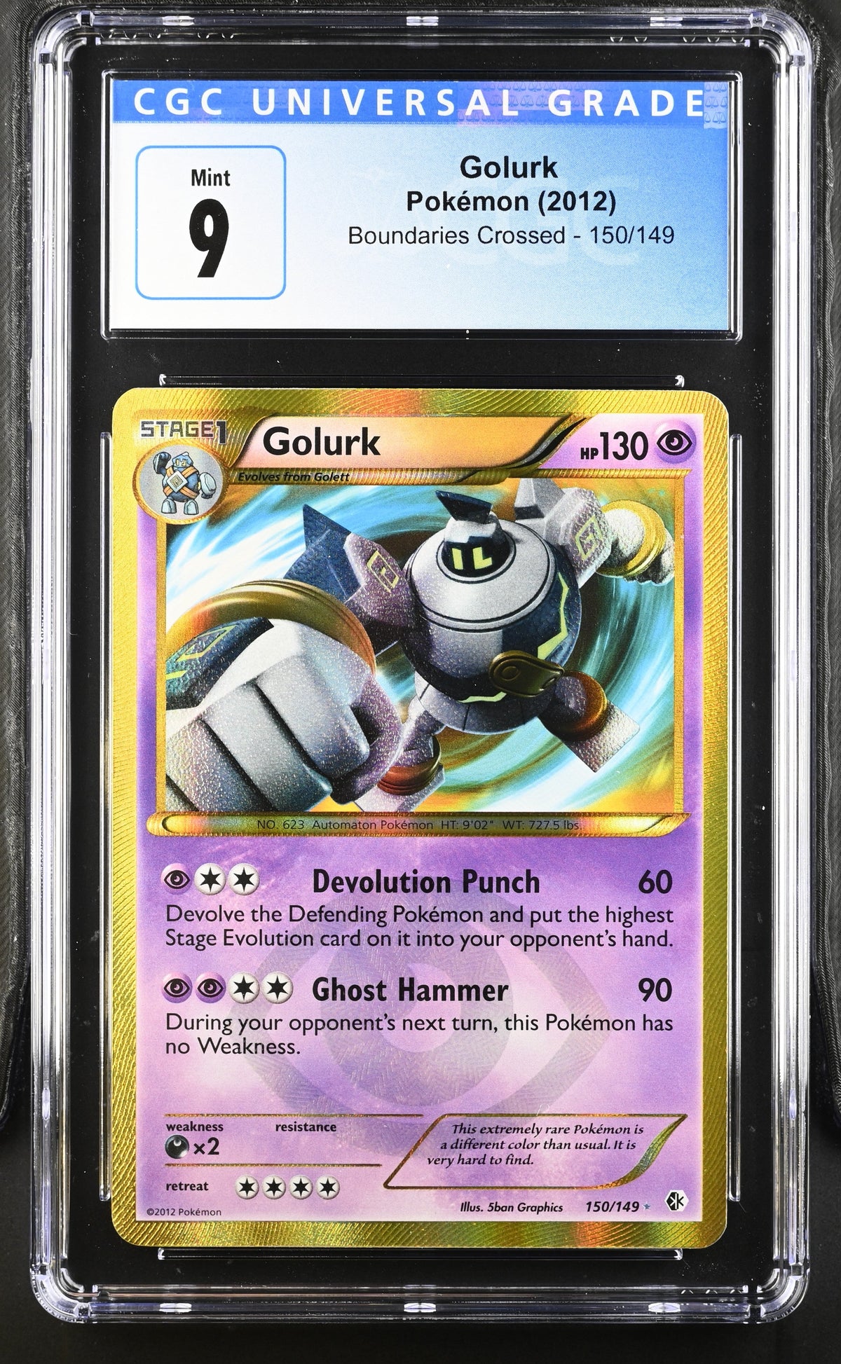 CGC 9 Golurk Shiny Gold (Graded Card)