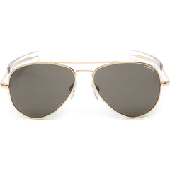 Randolph Engineering Concorde 23K Gold Sunglasses | Gray Polarized AR Bayonet CR008