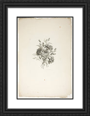 Bouquet with Carnations, from Collection of Different Bouquets of Flowers, Invented and Drawn by Jean Pillement and Engraved by P. C. Canot by Pierre-Charles Canot