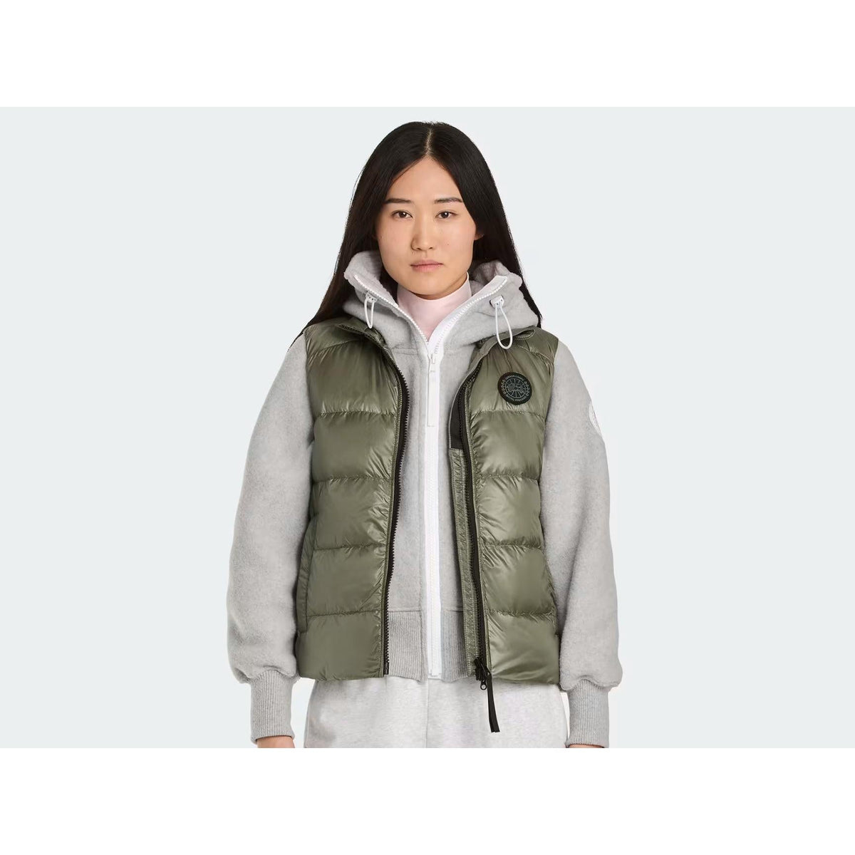 CYPRESS VEST - BLACK DISC-LADIES LIGHTWEIGHT COATS & JACKETS-CANADA GOOSE-JB Evans Fashions & Footwear