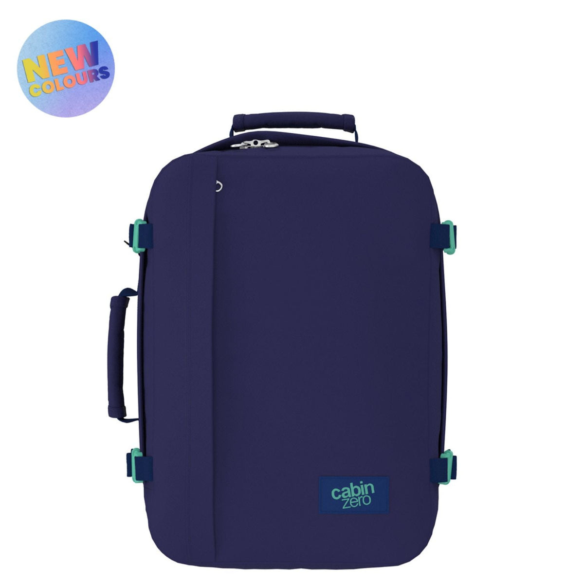 Cabinzero Classic Ultra Light Cabin Bag With Luggage Trackers 36L (Deep Ocean)