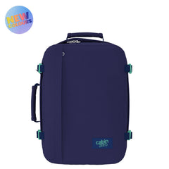 Cabinzero Classic Ultra Light Cabin Bag With Luggage Trackers 36L (Deep Ocean)