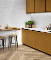 PISO CERÁMICO ARKSHADE GLOSSY BLANCO 25x75 CM
