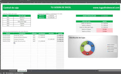 Plantilla Control o Flujo de Caja Básica en Excel