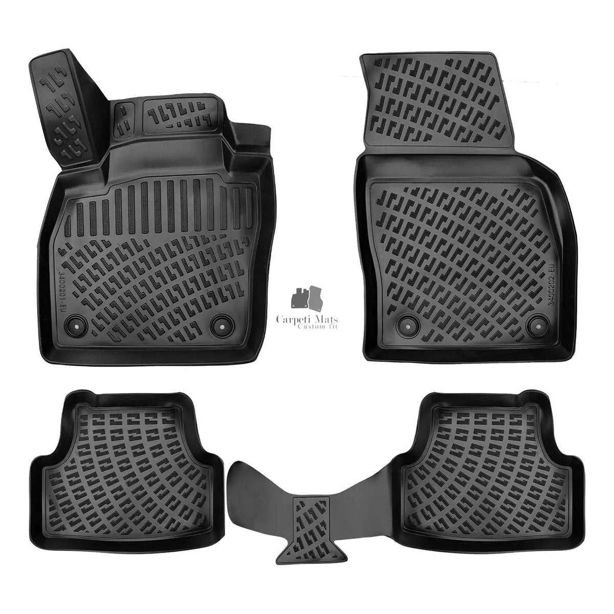 Car Floor Mats Liners For Volkswagen Polo 2021-2025 All Season Heavy Duty Rugs