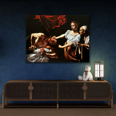 Caravaggio Judith Beheading Holofernes Canvas Wall Art Print