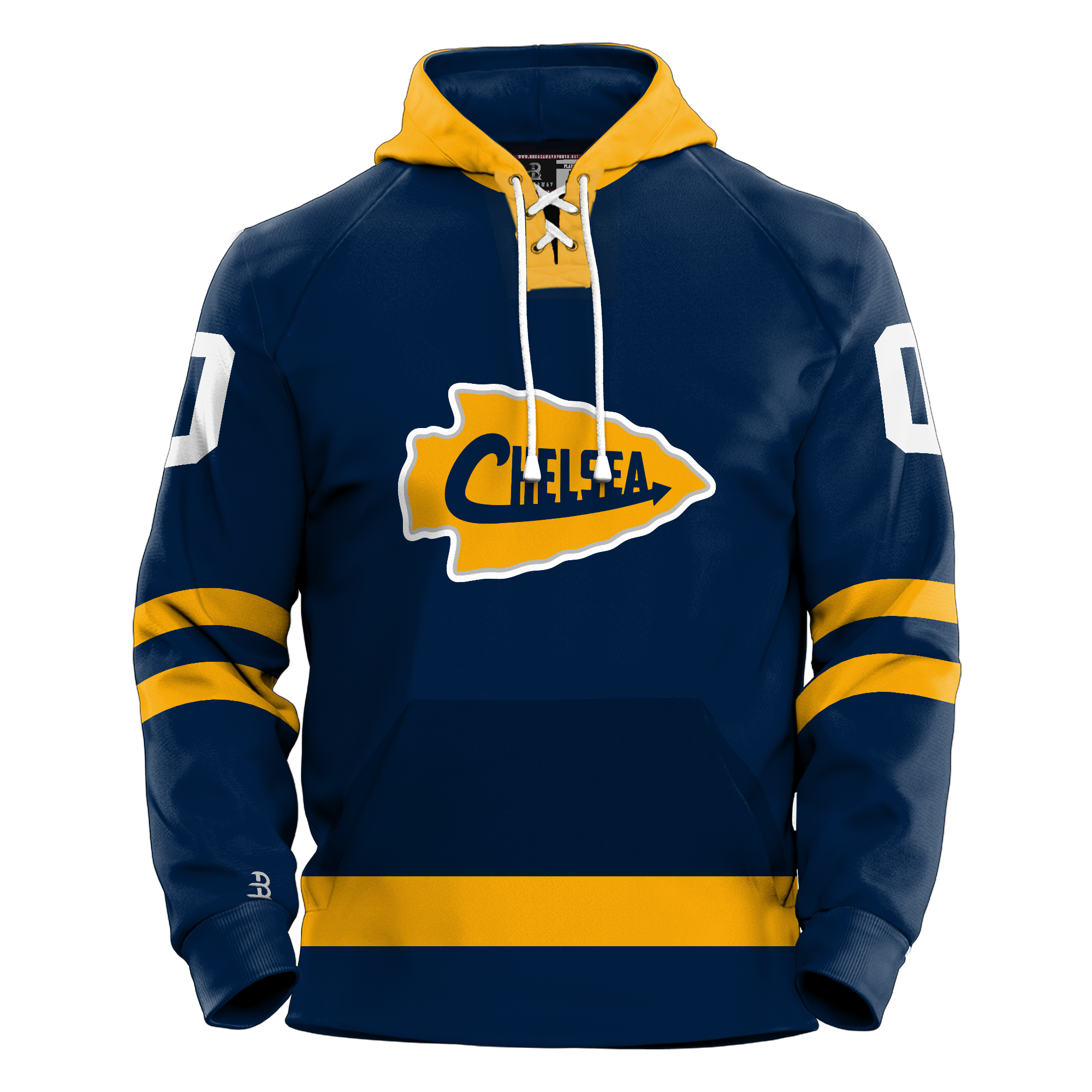 Chelsea Chiefs Adult Sublimated Retro Hoodie