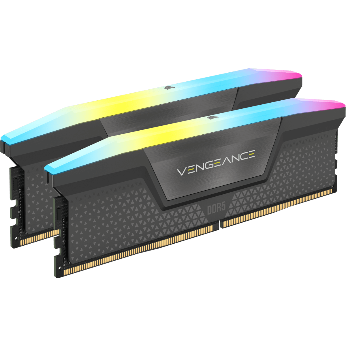 Corsair Vengeance RGB DDR5 - 32 Go (2 x 16 Go) - 5200 MT/s C40 - AMD EXPO - Gris CMH32GX5M2B5200Z40K - ESP-Tech