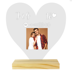 MS Regalos Personalizados | Cuadro Corazón Acrílico | Pareja | My Sign Lima Peru