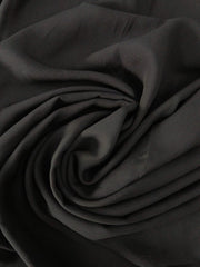 Premium Black Georgette Chiffon Hijab