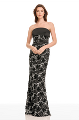 DRESS THE POPULATION SHAY DRESS IN BLACK