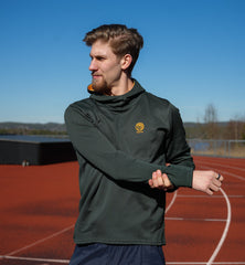 YMR Track Club Åsunden Men's Hoodie Green/Ochre