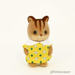 Sylvanian Park Ibaraido Baby Squirrel 8 Yellow Sylvanian Families Calico Critters