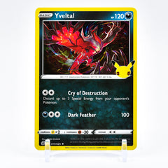 Yveltal - 019/025 Celebrations 25th Anniversary Holo Rare Pokemon - NM/MINT