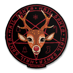 Steven Rhodes - Hail Santa Sticker