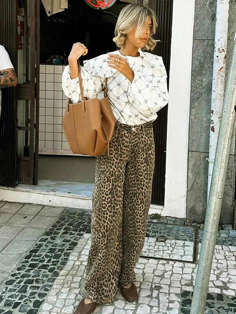 Nahir® | Leopard pants