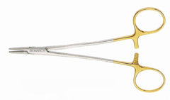 DeBakey Needle Holder, Curved, TC 7"