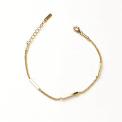 Bracciale Line Bar Glow in Acciaio Inox