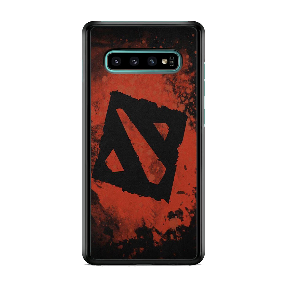 Dota Red Brush Logo Samsung Galaxy S10 Plus Case Default Title